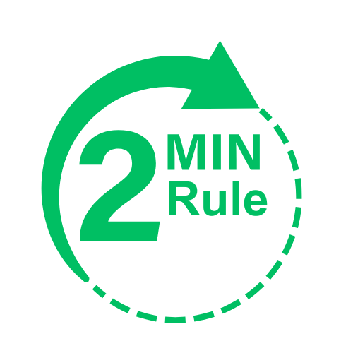 Two-Minute Rule, Atomic habit